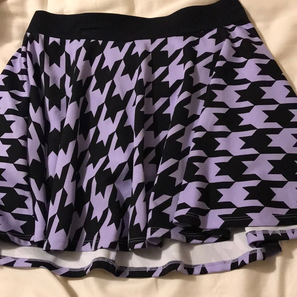 Purple Printed Justice Skirt